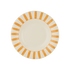 Yellow Stripes Pasta Plate