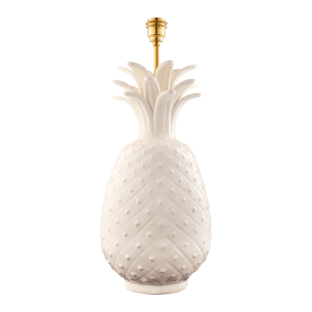 Cream Pineapple Table Lamp