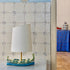 Luzzu Boat Lamp with Sail Lampshade
