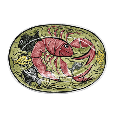 Small Lobster Gozo Oval Platter
